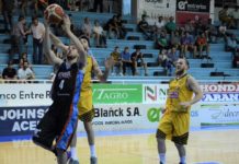 Echagüe jugó un buen partido y ganó como local